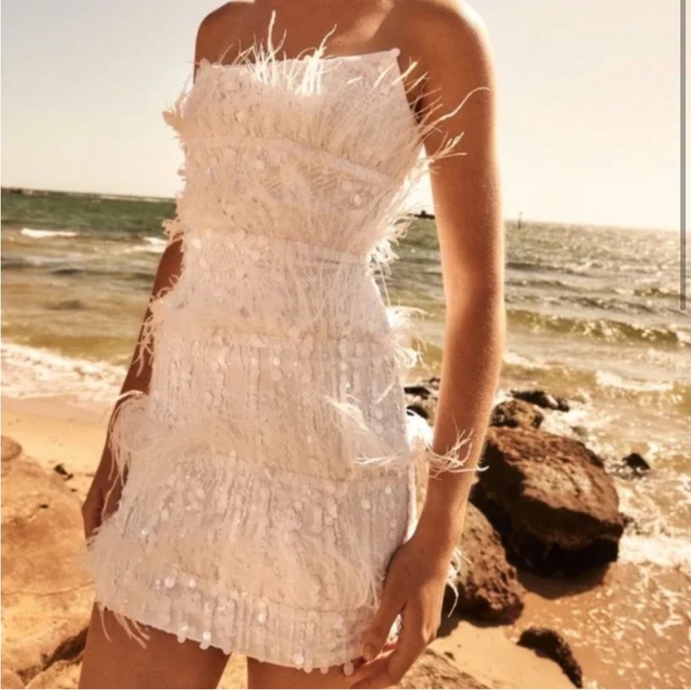 Eliya the Label Tiffany Dress, white sequin